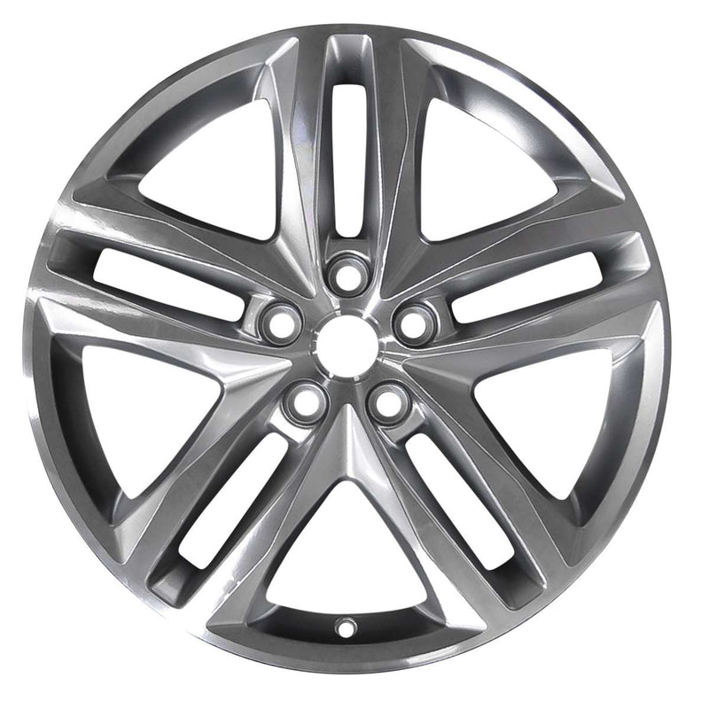 2020 chevrolet equinox wheel 19 machined silver aluminum 5 lug w5832ms 3