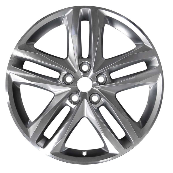 2021 chevrolet equinox wheel 19 machined silver aluminum 5 lug rw5832ms 4