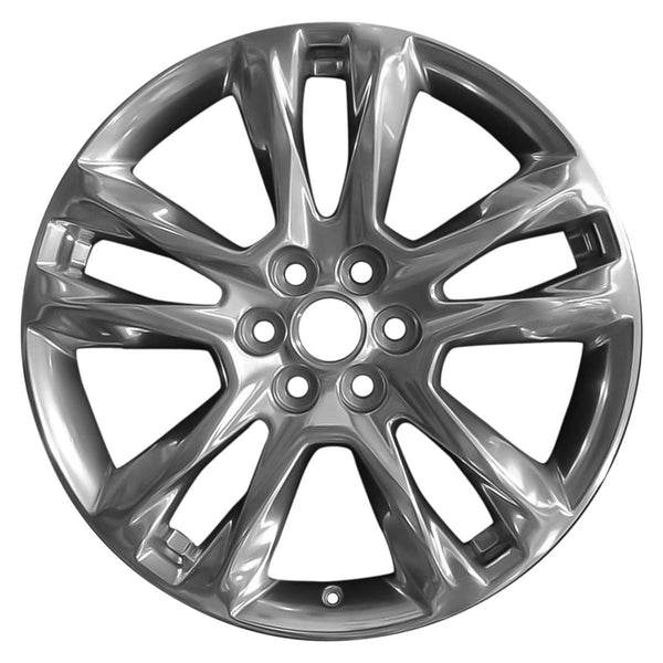 2019 chevrolet traverse wheel 20 polished aluminum 6 lug w5847p 2