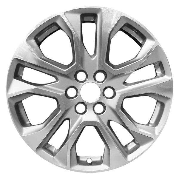 2018 chevrolet traverse wheel 20 machined silver aluminum 6 lug w5848ms 1