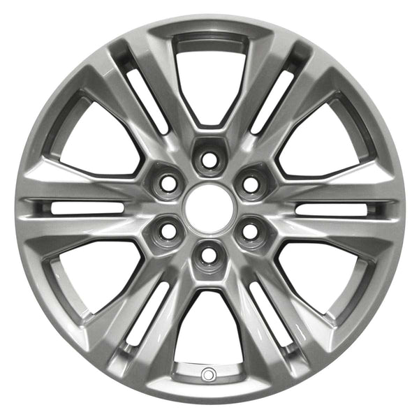 2019 gmc canyon wheel 18 silver aluminum 6 lug w5871s 1