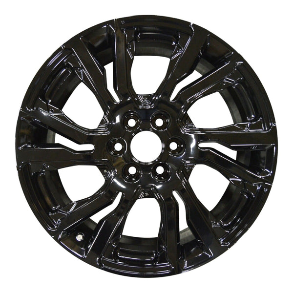 2020 gmc sierra wheel 22 black aluminum 6 lug w5901b 5