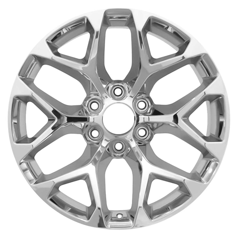 2019 gmc sierra wheel 22 chrome aluminum 6 lug w5904chr 1