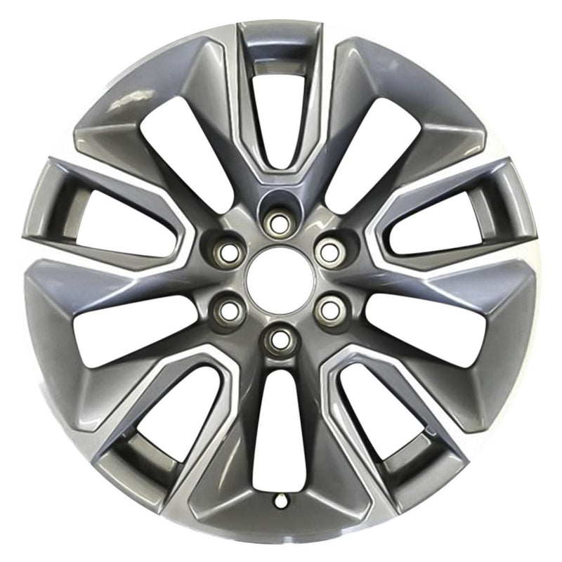 2019 gmc sierra wheel 20 machined charcoal aluminum 6 lug rw5916mc 6