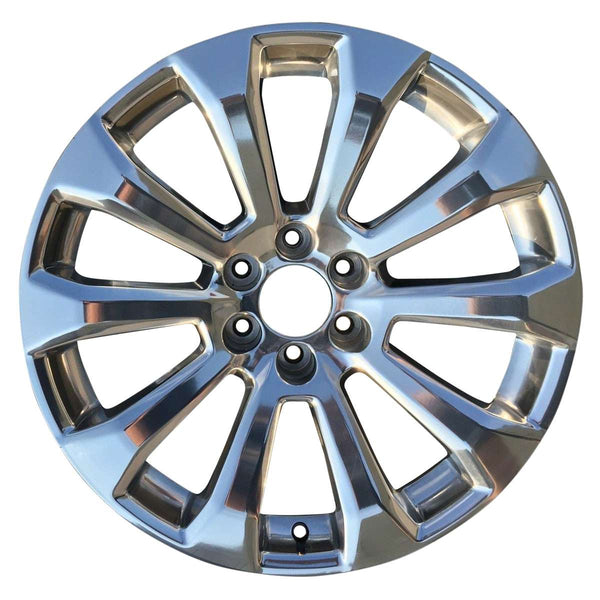 2019 gmc sierra wheel 22 polished aluminum 6 lug w5922p 2