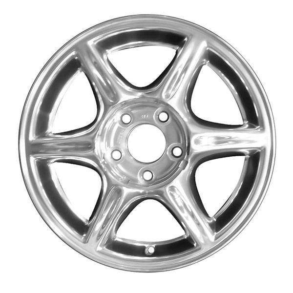 2001 oldsmobile alero wheel 15 polished aluminum 5 lug w6034p 3