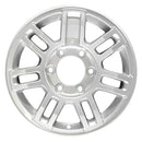 2010 hummer h3 wheel 16 machined silver aluminum 6 lug w6304ms 5