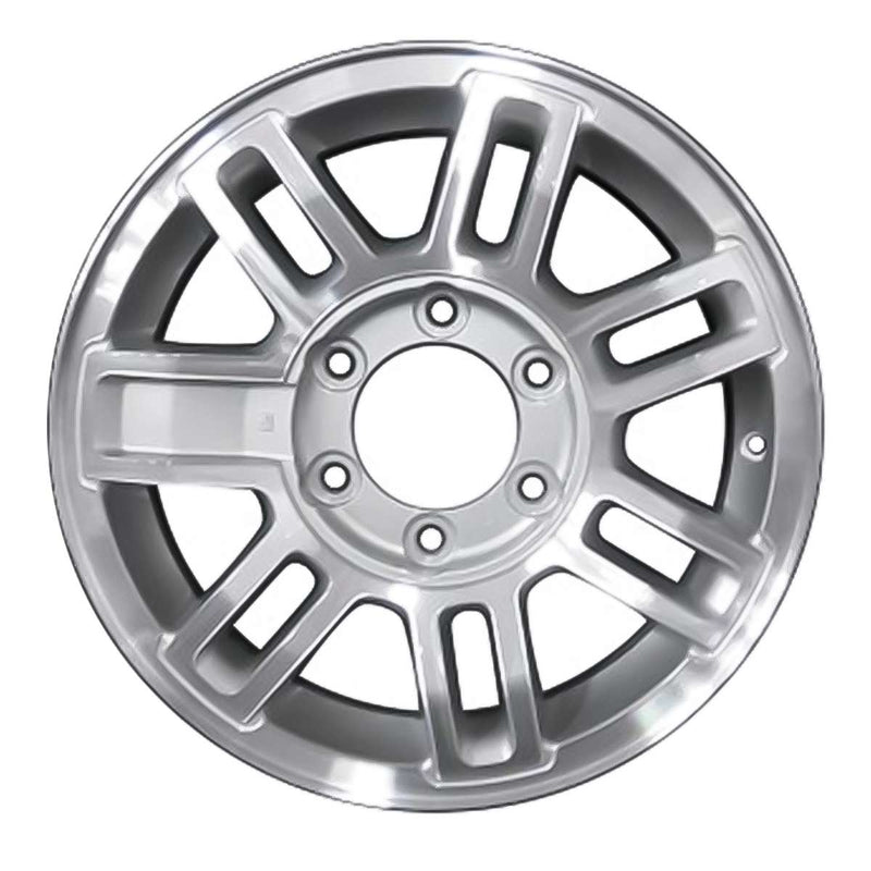 2006 hummer h3 wheel 16 machined silver aluminum 6 lug w6306ms 1