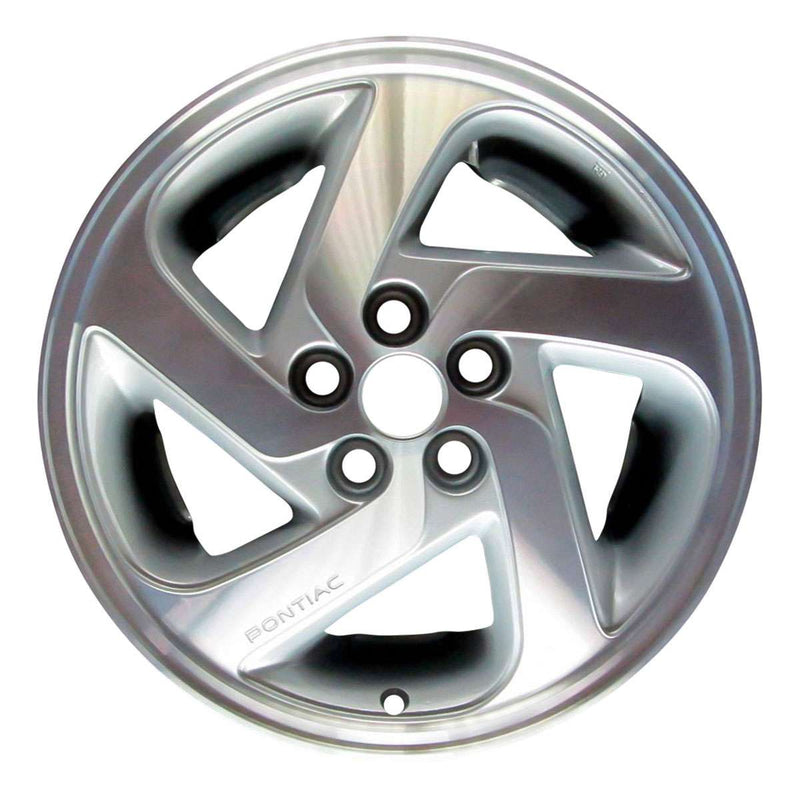 1993 pontiac sunbird wheel 15 argent aluminum 5 lug w6501ar 4