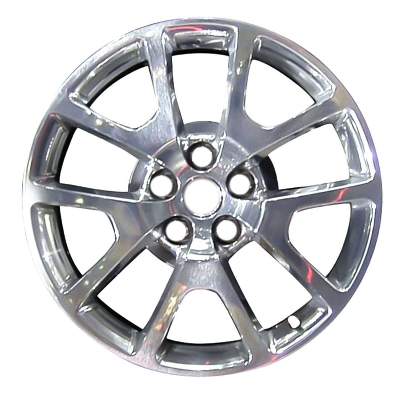 2009 pontiac g8 wheel 19 polished aluminum 5 lug w6651p 1