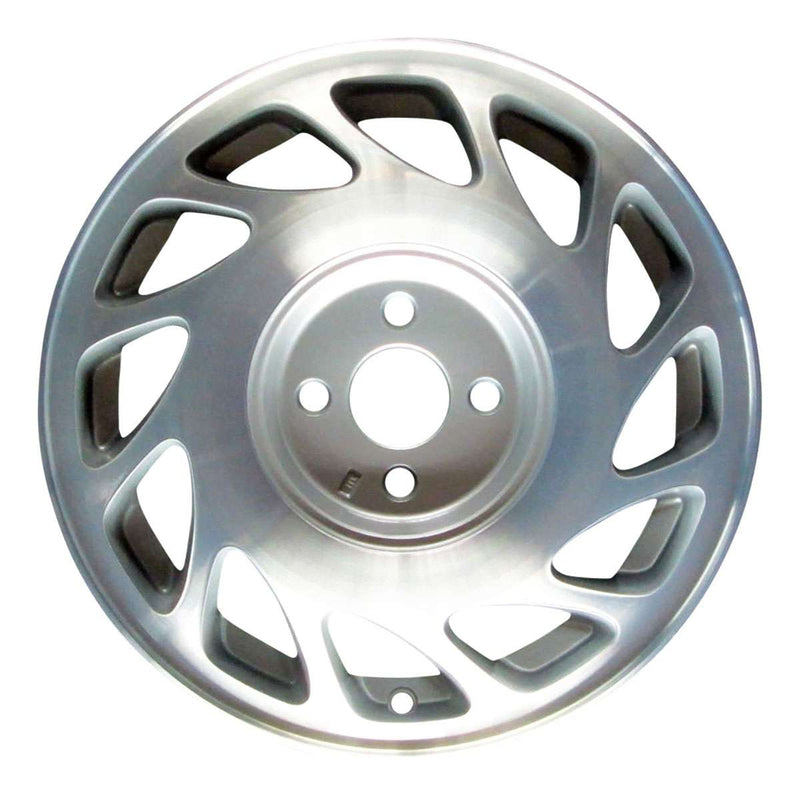 1995 saturn sl2 wheel 15 machined silver aluminum 4 lug w7006ms 2