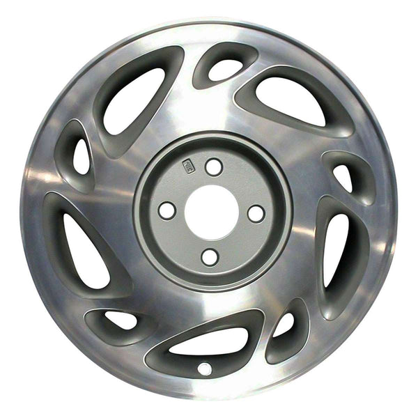 1997 saturn saturn wheel 15 machined charcoal aluminum 4 lug w7008mc 2