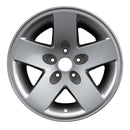 2010 Jeep Wrangler Wheel 17" Charcoal Aluminum 5 Lug W9074C-4