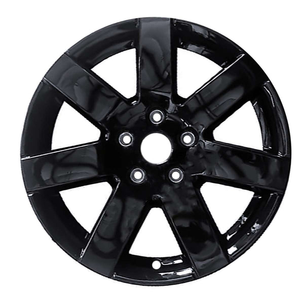 2014 Jeep Wrangler Wheel 18" Black Aluminum 5 Lug W9115B-3