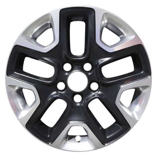 2018 Jeep Compass Wheel 17" Polished Black Aluminum 5 Lug W9187PB-2