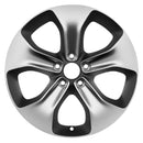 2019 Jeep Compass Rueda 18" Aluminio negro pulido 5 lengüetas W9190PB-2