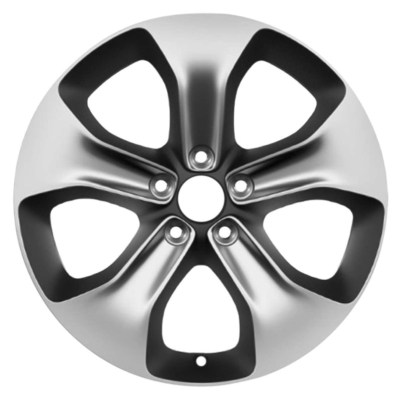 2018 Jeep Compass Wheel 18" Polished Black Aluminum 5 Lug W9190PB-1