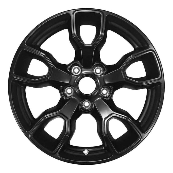 2018 Jeep Wrangler Wheel 18" Black Aluminum 5 Lug W9198B-1