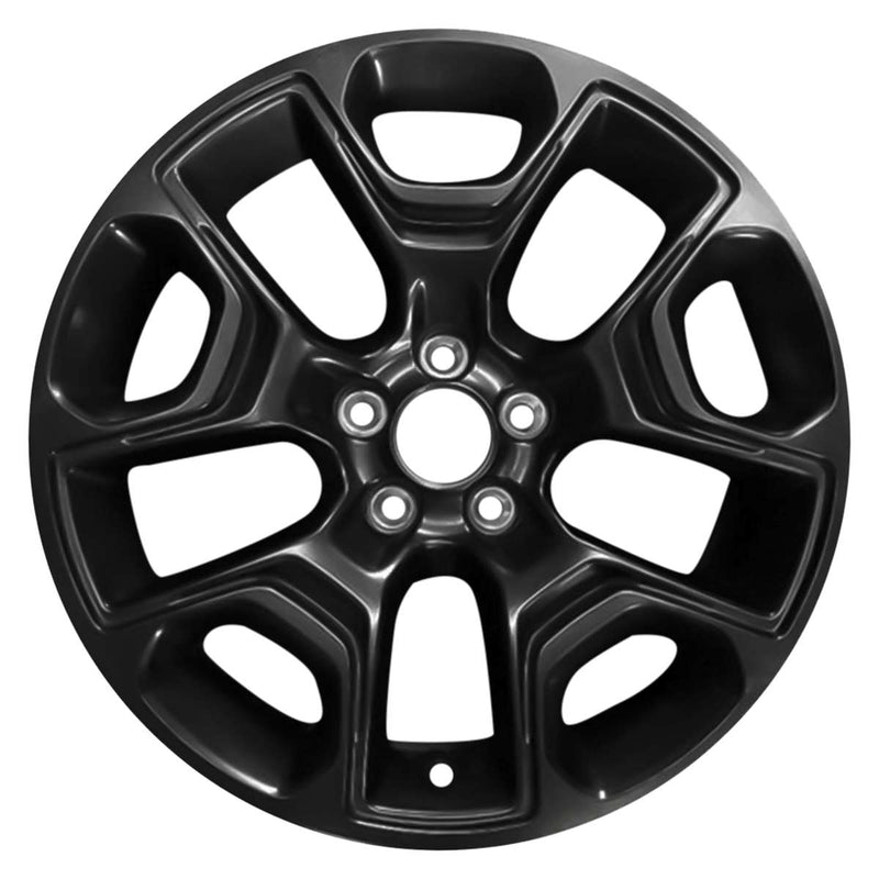 2019 Jeep Cherokee Wheel 17" Black Aluminum 5 Lug W9203B-1