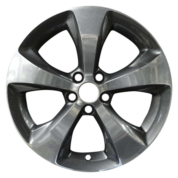 2019 Jeep Cherokee Wheel 18" Polished Charcoal Aluminum 5 Lug W9205PC-1