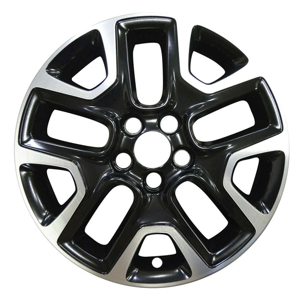 2020 Jeep Compass Wheel 17" Polished Black Aluminum 5 Lug W9207PB-2