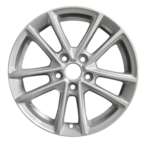 2017 ford focus wheel 16 silver aluminum 5 lug w10010as 3