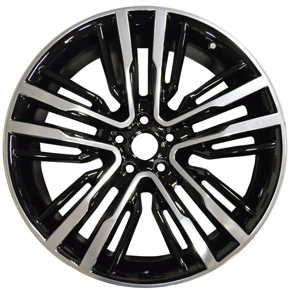 2015 lincoln mkc wheel 20 polished black aluminum 5 lug w10022pb 1