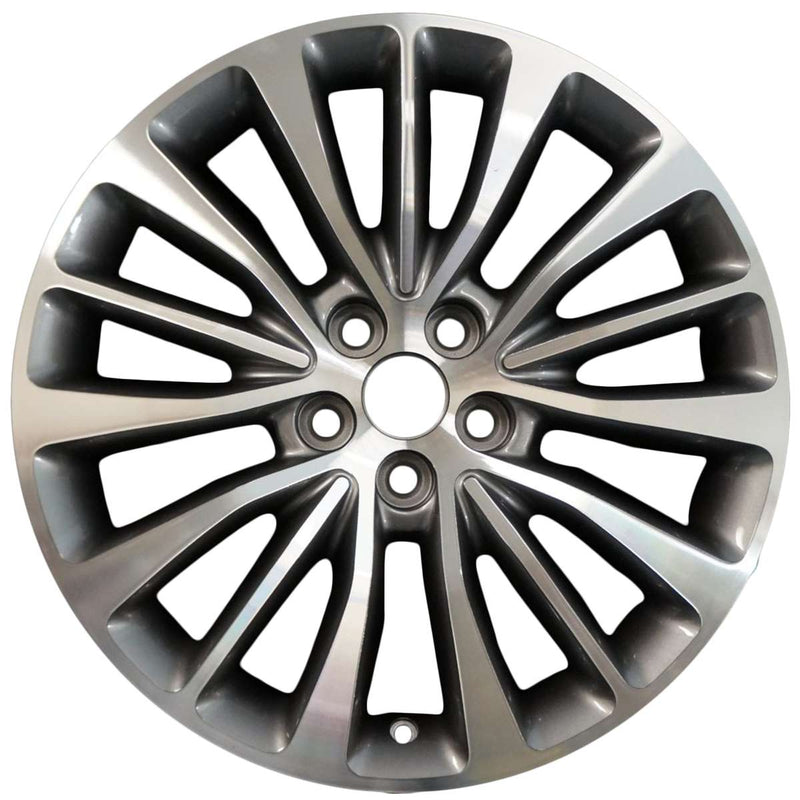 2015 lincoln mkx wheel 18 machined charcoal aluminum 5 lug w10072mc 1