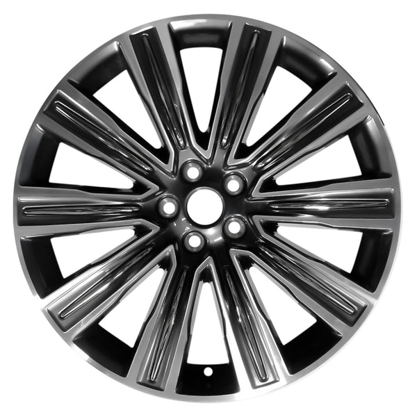 2016 lincoln mkx wheel 20 machined hyper aluminum 5 lug w10073mh 1