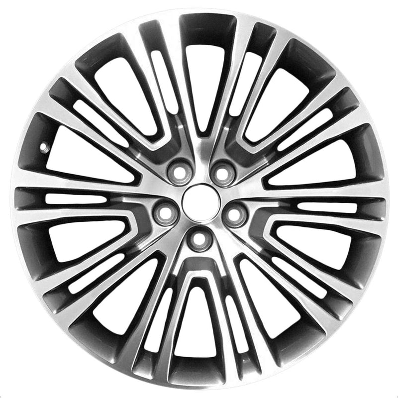 2016 lincoln mkx wheel 20 machined charcoal aluminum 5 lug w10075mc 1