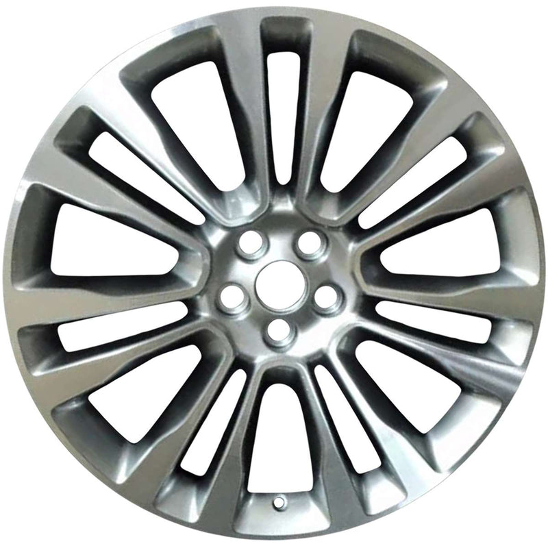 2016 lincoln mkx wheel 21 machined silver aluminum 5 lug w10077ms 1