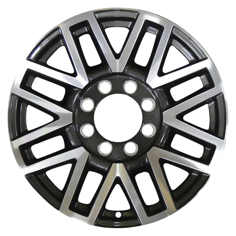 2018 ford f250 wheel 20 machined charcoal aluminum 8 lug w10104mc 2