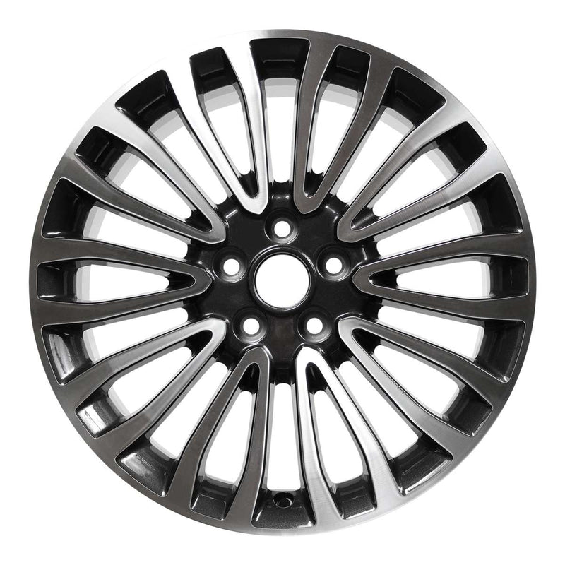 2018 ford fusion wheel 18 machined charcoal aluminum 5 lug w10121mc 2