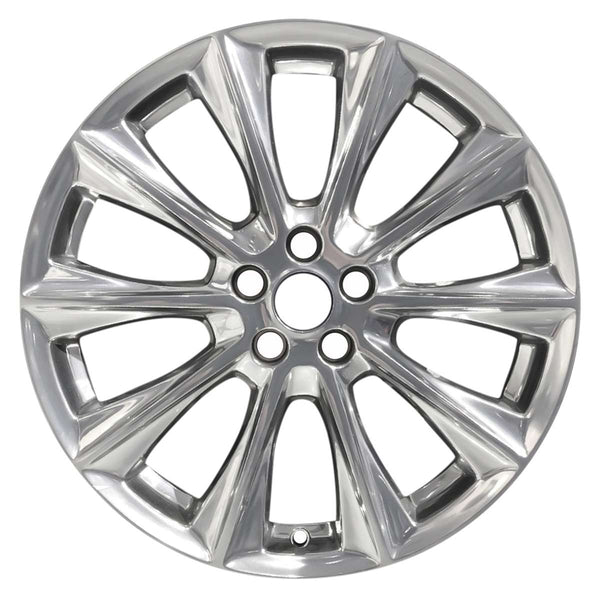 2018 ford fusion wheel 19 polished aluminum 5 lug w10122p 2