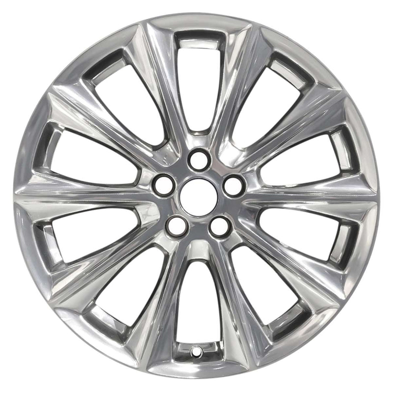 2017 ford fusion wheel 19 polished aluminum 5 lug w10122p 1