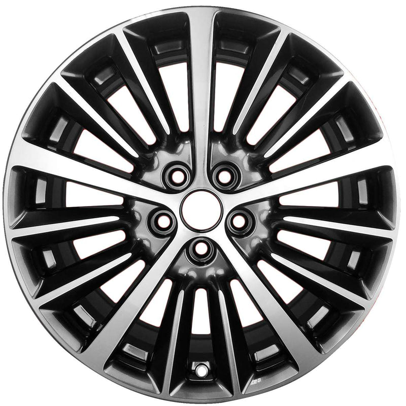 2018 lincoln mkz wheel 18 machined charcoal aluminum 5 lug w10127mc 2