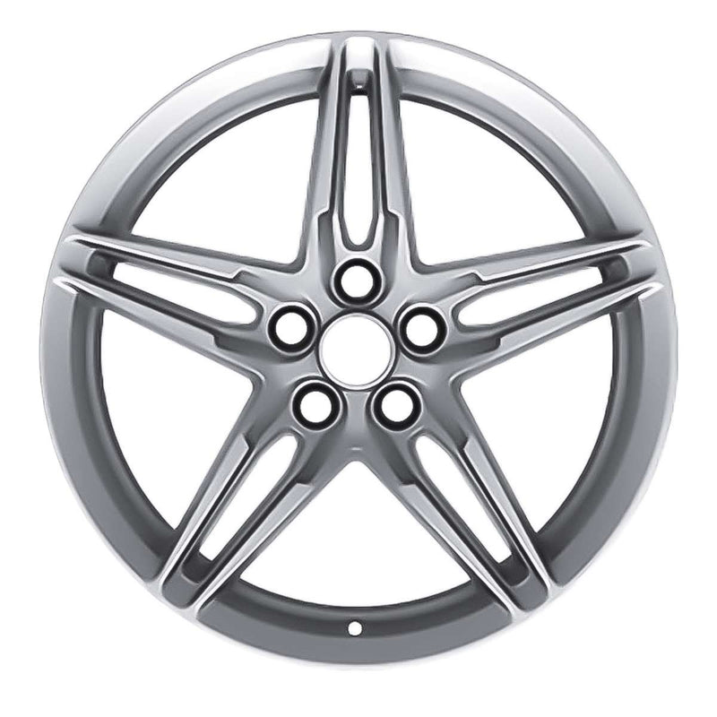 2021 ford mustang wheel 19 silver aluminum 5 lug w10162s 4