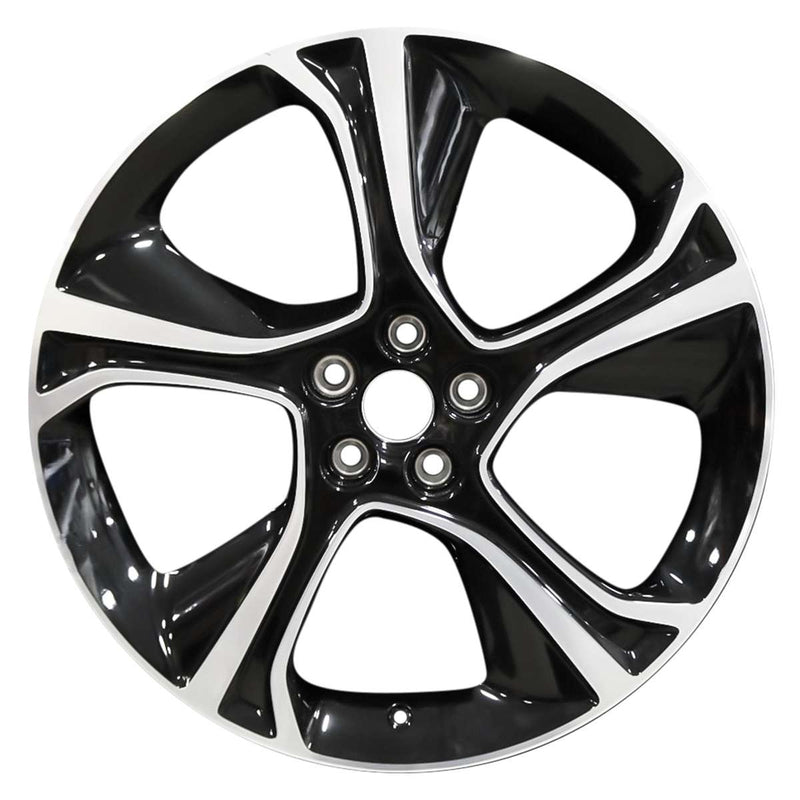 2020 ford edge wheel 20 machined black aluminum 5 lug w10196mb 2