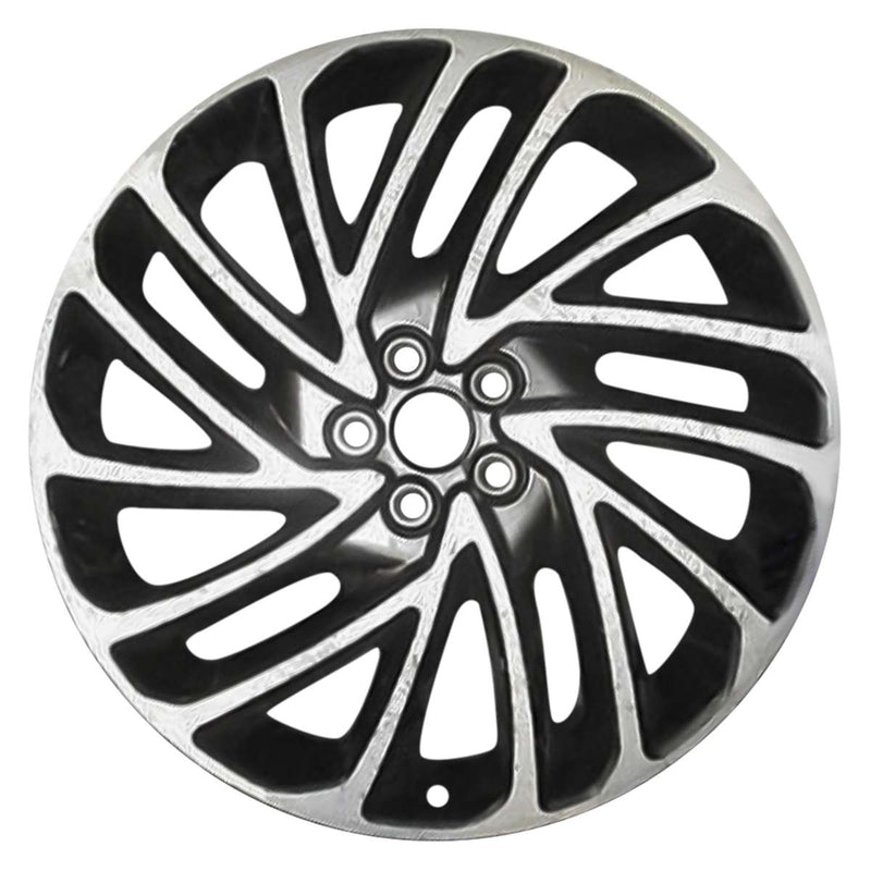 2020 lincoln nautilus wheel 20 machined black aluminum 5 lug w10216mb 2