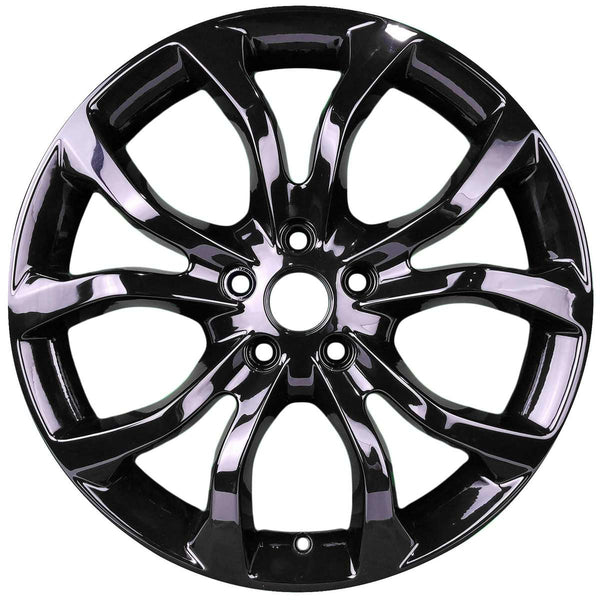 2018 dodge durango wheel 20 black aluminum 5 lug w2569b 3