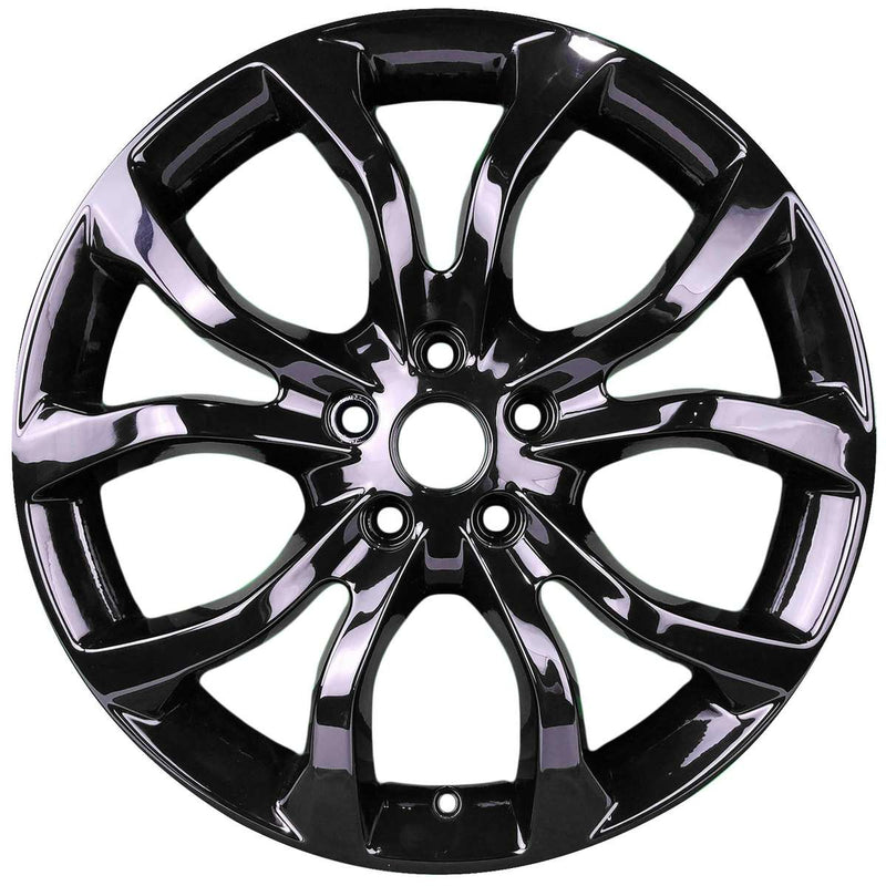 2019 dodge durango wheel 20 black aluminum 5 lug w2569b 4