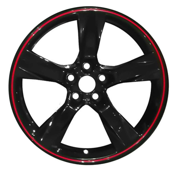 2017 chevrolet camaro wheel 20 black aluminum 5 lug w5759b 2