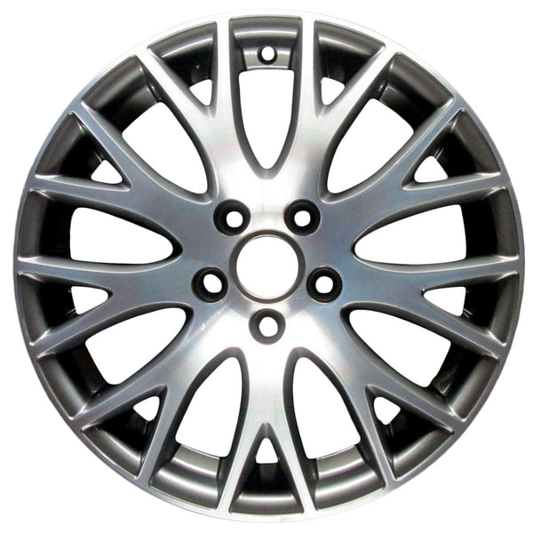 2006 audi a4 wheel 17 machined charcoal aluminum 5 lug w58909mc 2