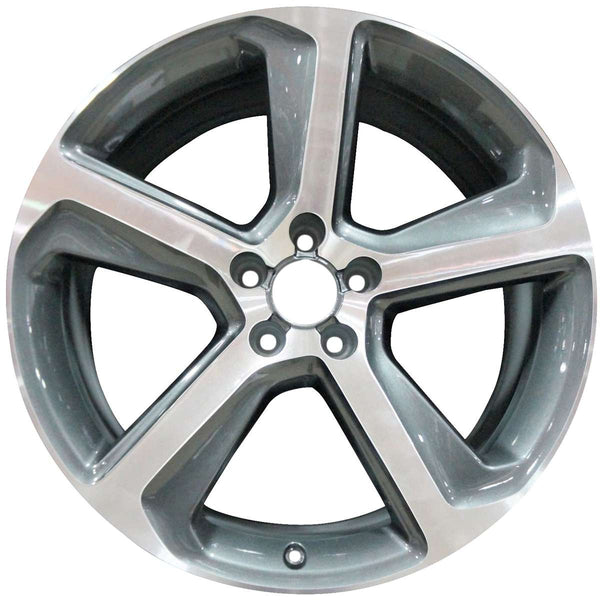 2013 audi q5 wheel 20 machined charcoal aluminum 5 lug w58929mc 1