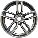 2015 audi a3 wheel 19 machined charcoal aluminum 5 lug w58952mc 1