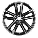 2017 audi a8 wheel 21 machined black aluminum 5 lug w59015mb 7