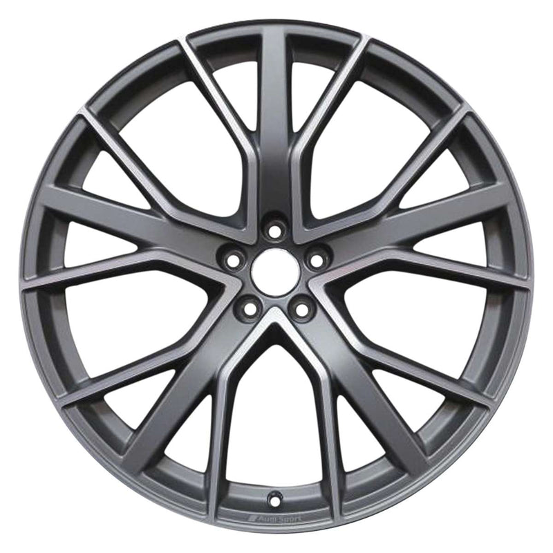 2019 audi q7 wheel 22 machined charcoal aluminum 5 lug w59053mc 1