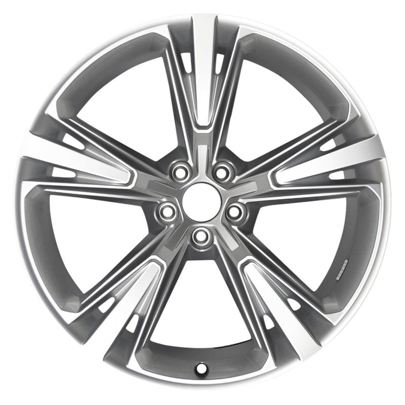 2020 audi q8 wheel 21 silver aluminum 5 lug w59063s 2