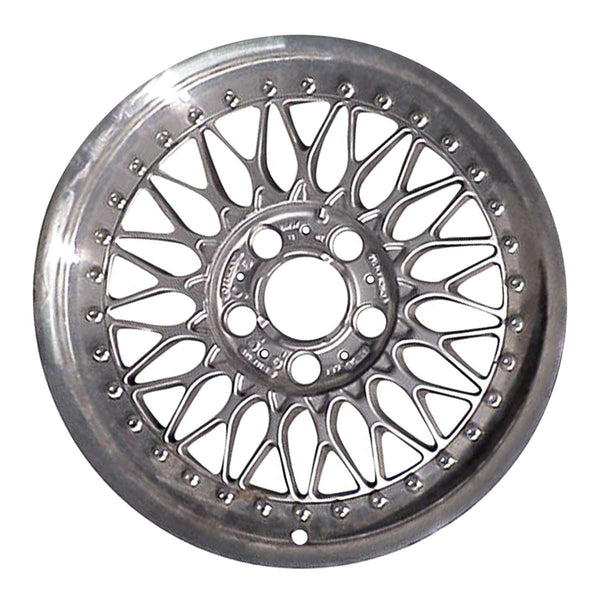 2002 bmw 328i wheel 17 silver face with machined lip aluminum 5 lug w59233sml 3