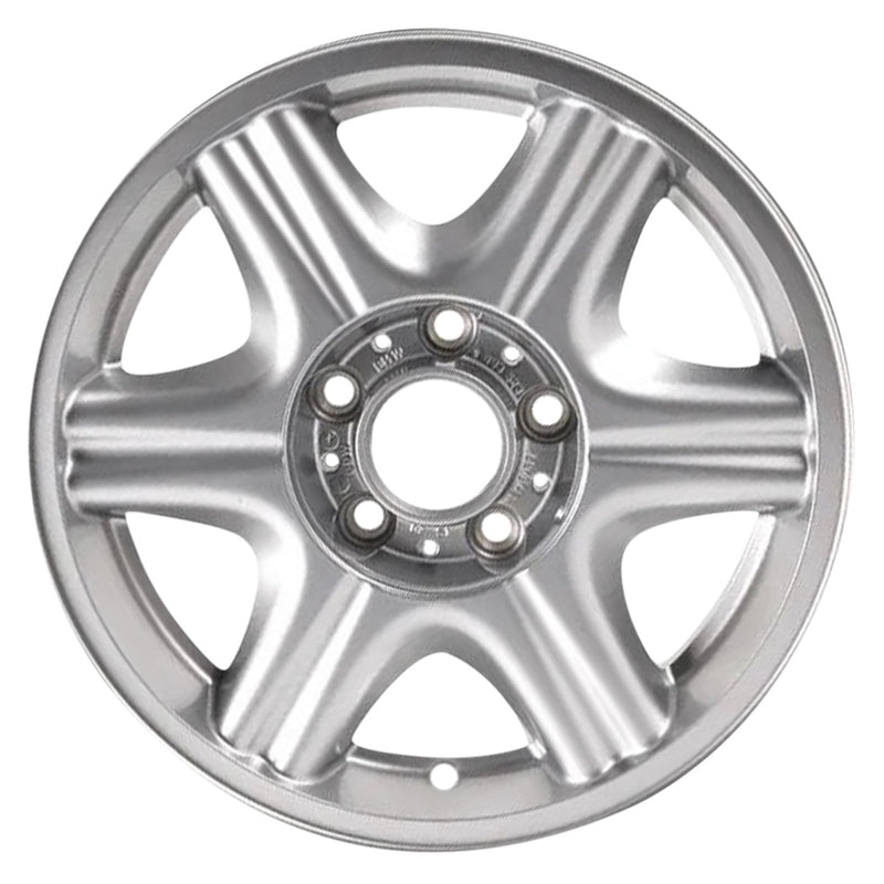 2002 bmw 530i wheel 16 silver aluminum 5 lug w59244s 19